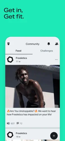 Freeletics community athletes training together outdoors