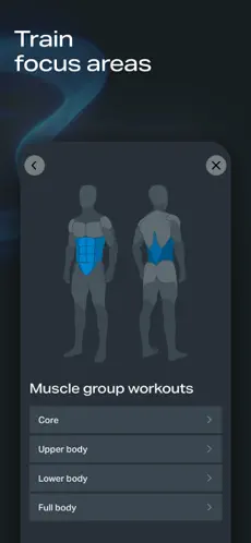 Freeletics AI coach interface showing personalized workout plan